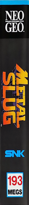 Metal Slug : Super Vehicle-001 — box-2D-side (WOR)
