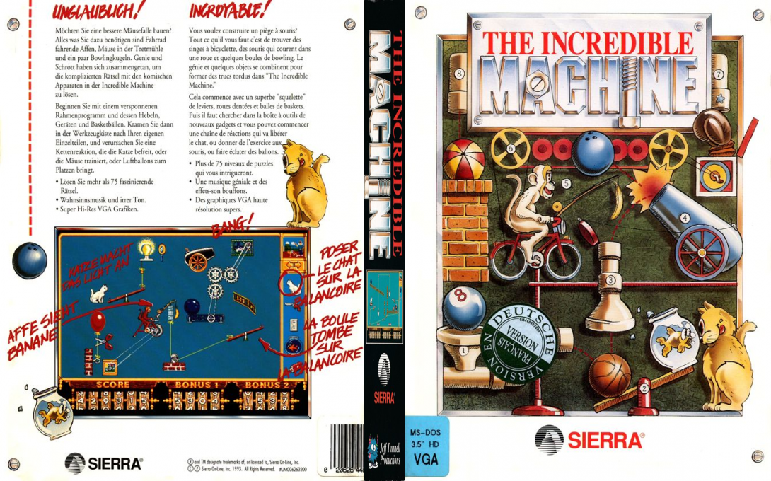 Incredible Machine, The — box-texture (EU)