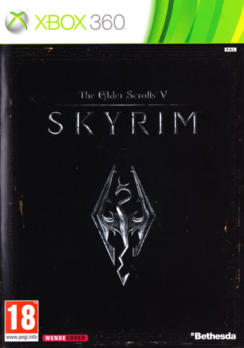 Elder Scrolls V, The - Skyrim — box-2D (DE)