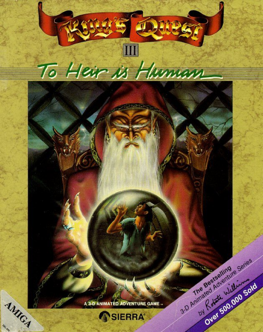King's Quest III - To Heir is Human box art
