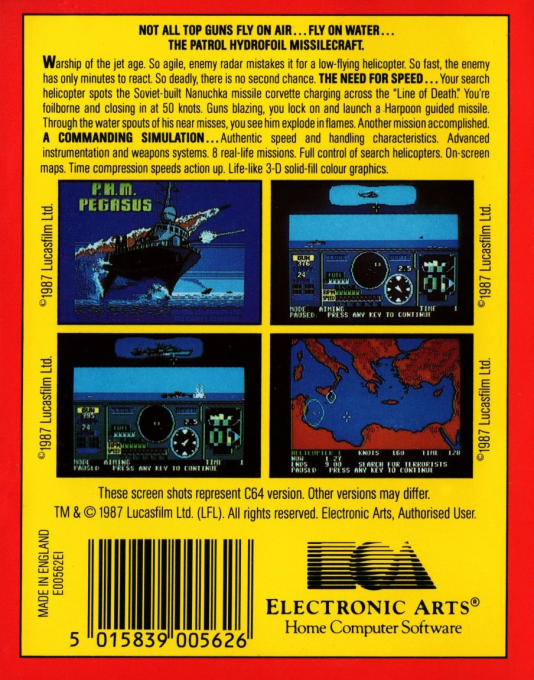 PHM Pegasus - Patrol Hydrofoil Missile Craft Simulation — box-2D-back (EU)
