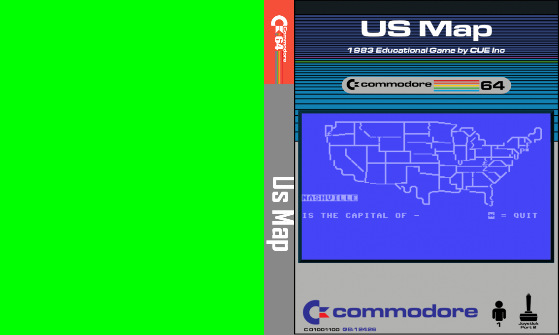 US Map — box-texture (CUS)