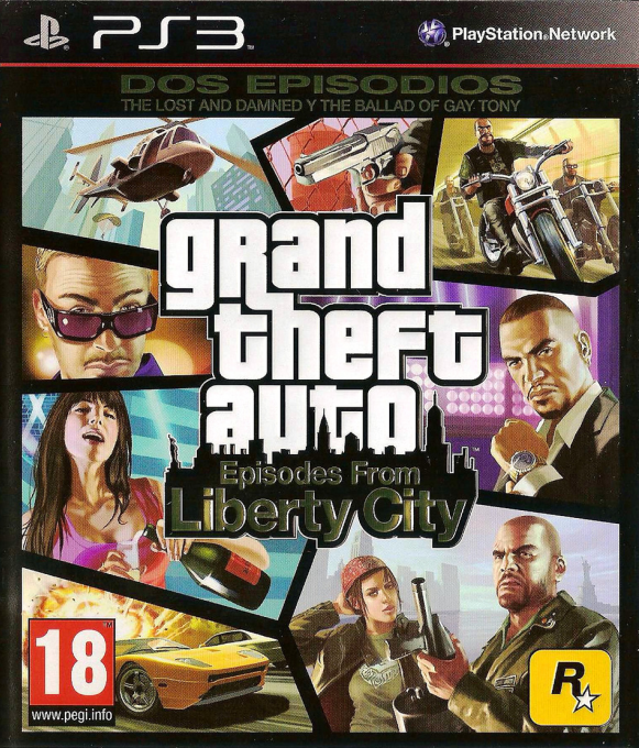 Grand Theft Auto - Episodes from Liberty City — box-2D (SP)