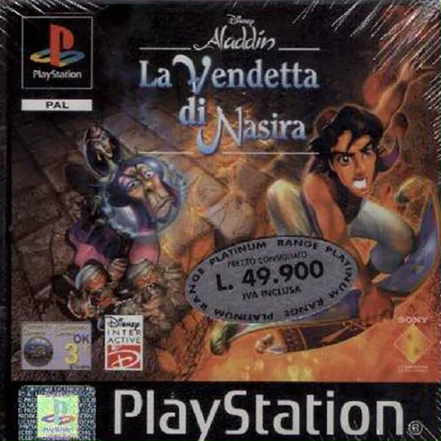 Disney's Aladdin in Nasira's Wraak — box-2D (IT)