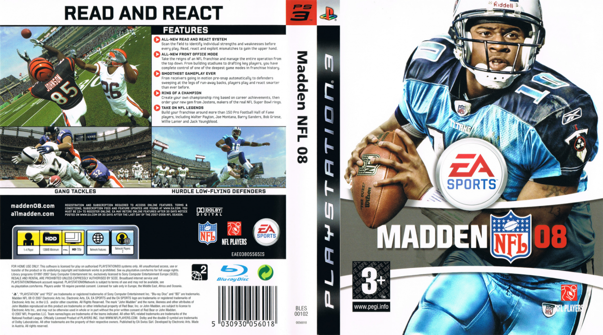 Madden NFL 08 — box-texture (EU)