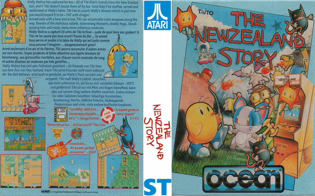 NewZealand Story, The — box-texture (EU)
