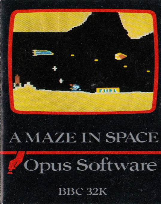 Maze In Space, A box art
