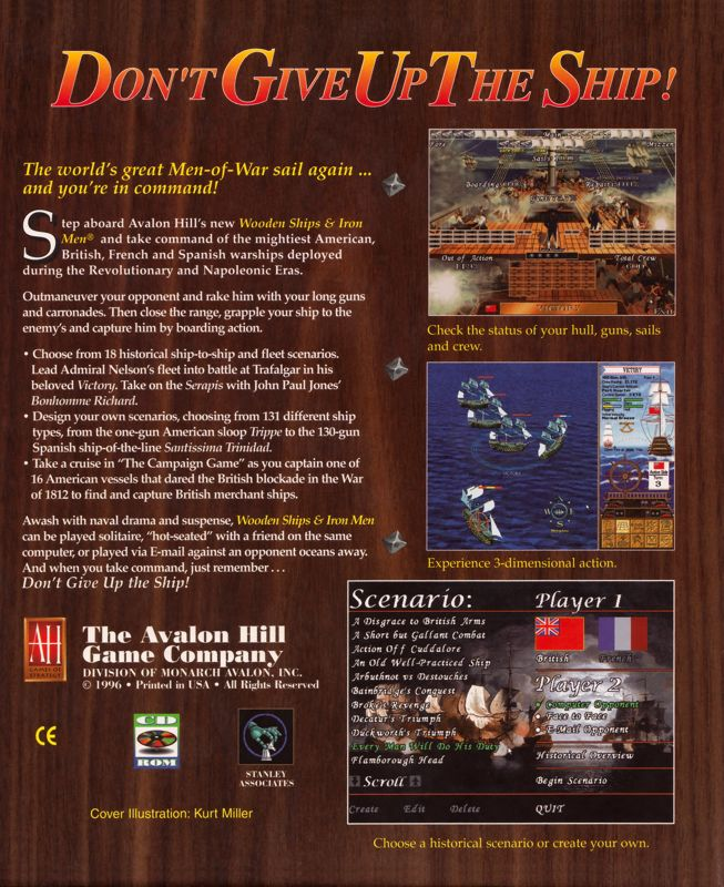 Wooden Ships And Iron Men — box-2D-back (US)