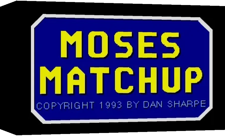 Moses Matchup — box-3D (WOR)