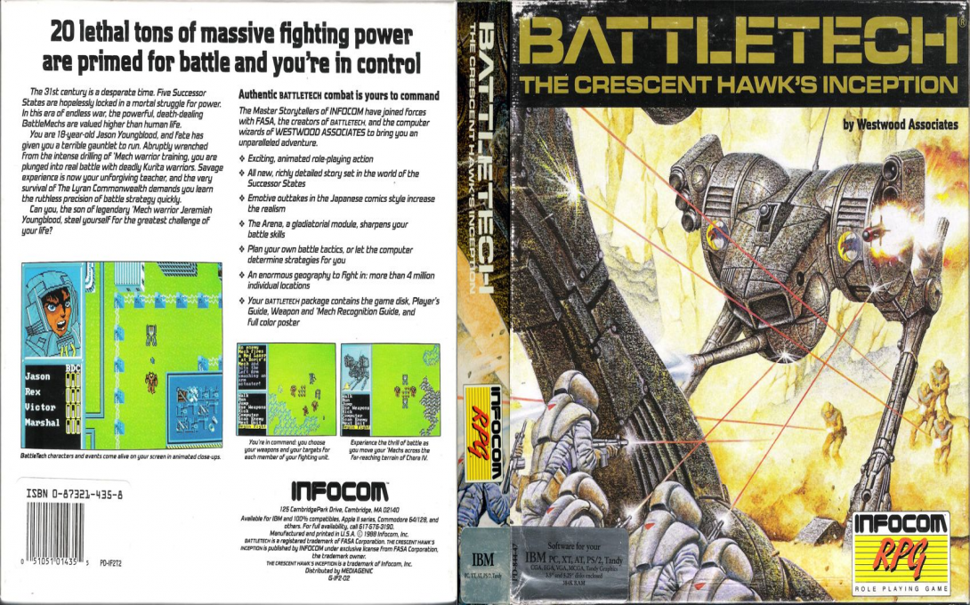 Battletech - The Crescent Hawk's Inception — box-texture (US)