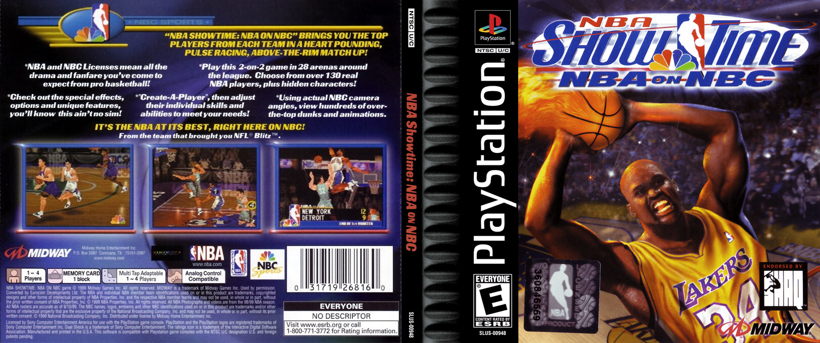 NBA Showtime - NBA on NBC — box-texture (US)