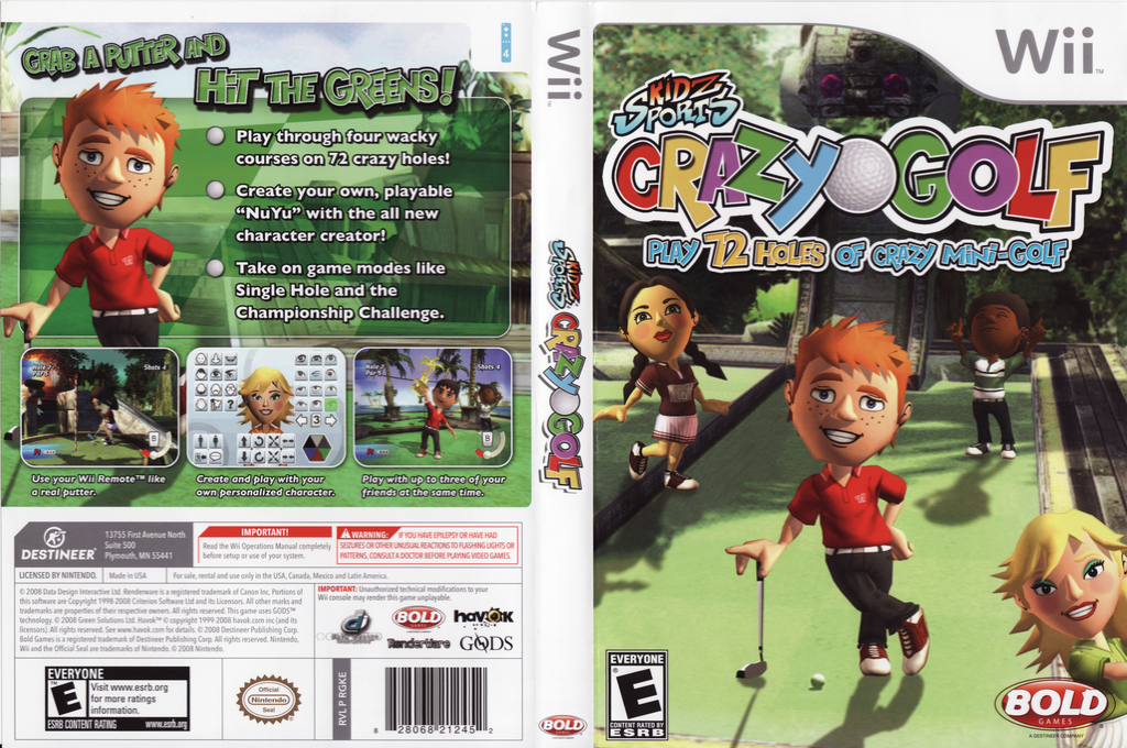 Crazy Mini Golf 2 — box-texture (US)
