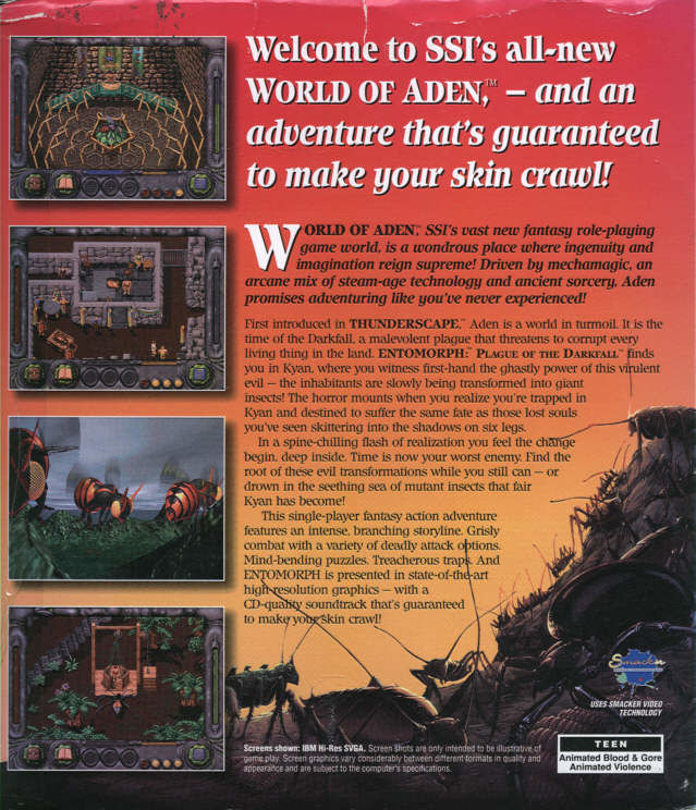 World of Aden: Entomorph - Plague of the Darkfall — box-2D-back (US)