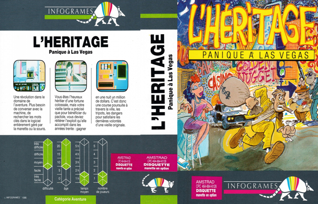 Inheritance, The - Panic In Las Vegas — box-texture (FR)