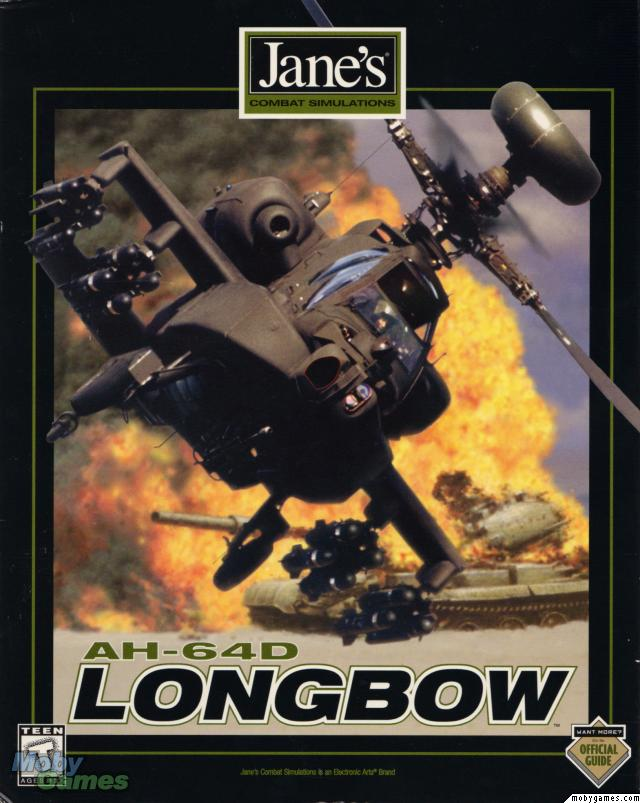 Jane's Combat Simulations Ah-64d Longbow box art