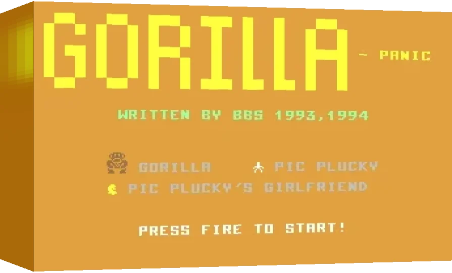 Gorilla Panic — box-3D (WOR)
