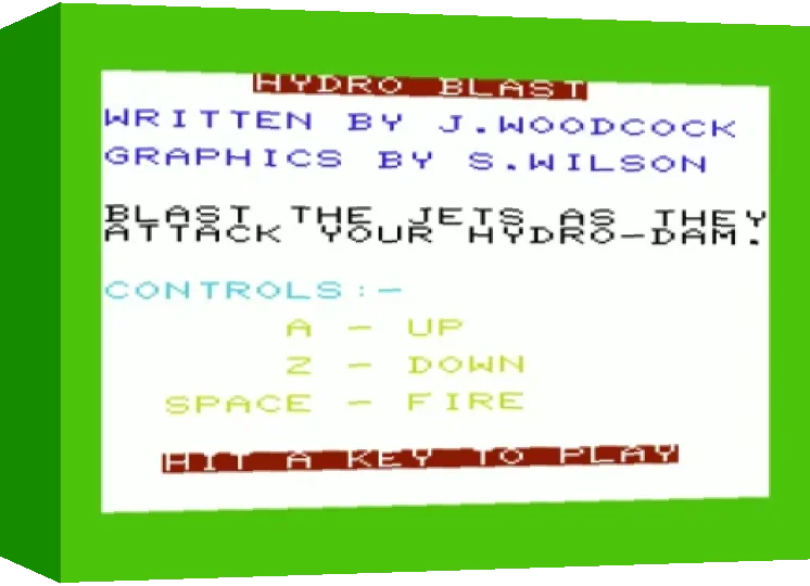 Hydro Blast — box-3D (WOR)