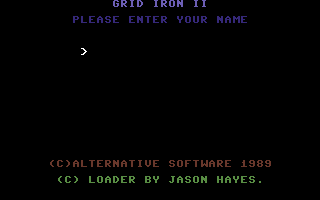 Grid Iron 2 — sstitle (WOR)