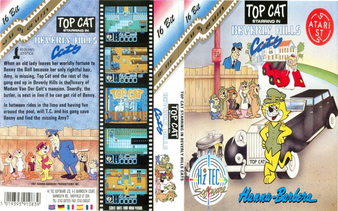 Top Cat Starring in Beverly Hills Cats — box-texture (EU)