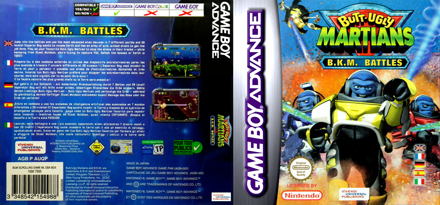 Butt-Ugly Martians - B.K.M. Battles — box-texture (EU)
