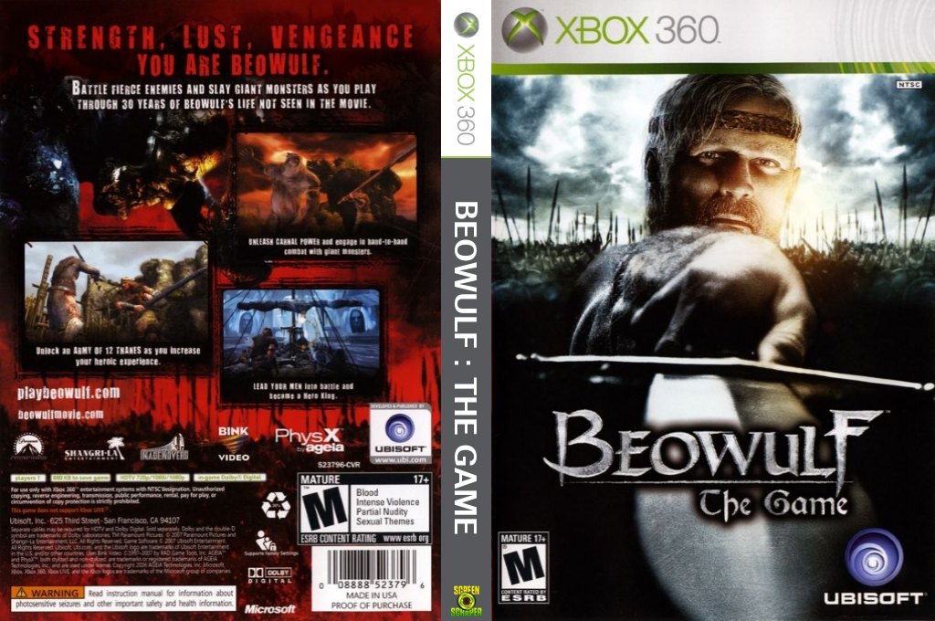 Beowulf - The Game — box-texture (US)