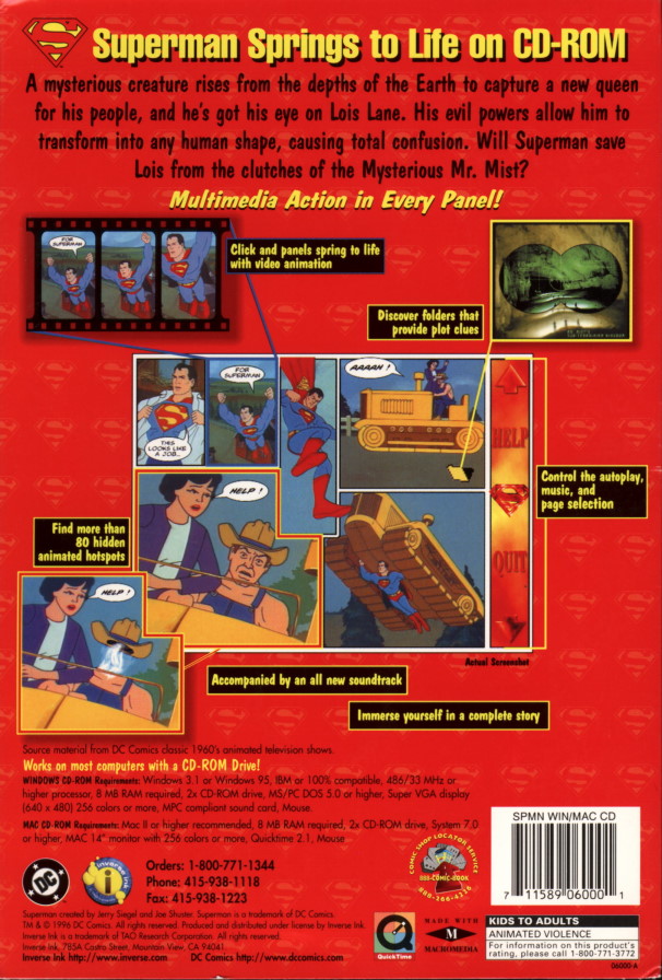 Superman: The Mysterious Mr. Mist — box-2D-back (WOR)