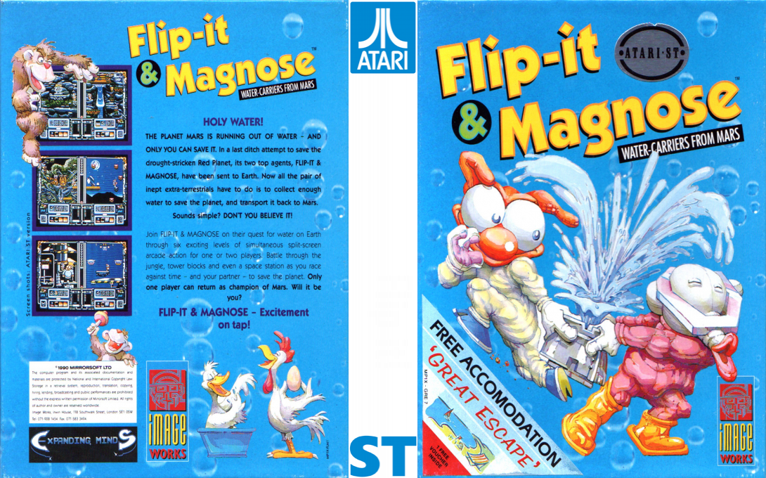 Flip-It And Magnose - Water Carriers From Mars — box-texture (WOR)