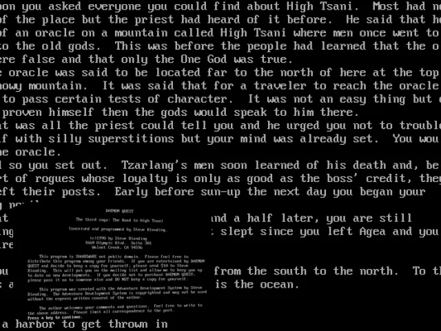 Daemon Quest : The Third Saga - The Road To The High Tsani — mixrbv2 (WOR)