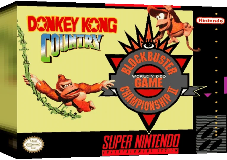 Donkey Kong Country - Competition Cartridge — box-3D (US)