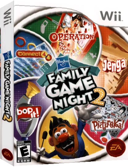 Hasbro Family Game Night Vol 2 — box-3D (US)