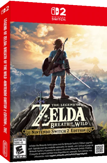 Legend of Zelda - Breath of the Wild -Nintendo Switch 2 Edition-, The — box-3D (US)