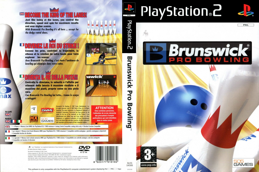 Brunswick Pro Bowling — box-texture (EU)