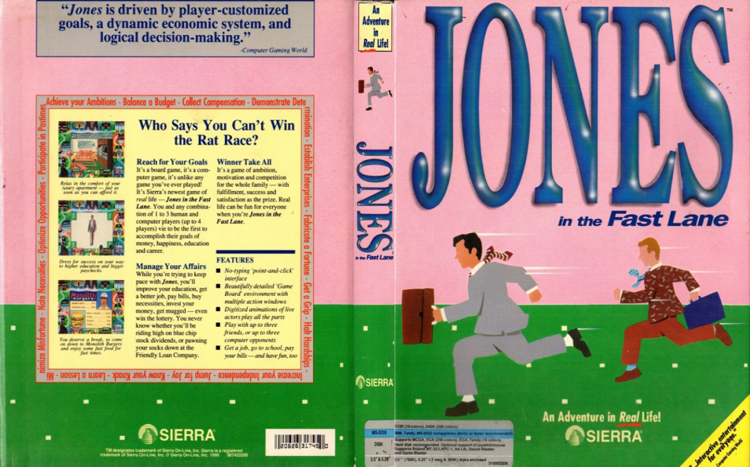 Jones In The Fast Lane — box-texture (US)