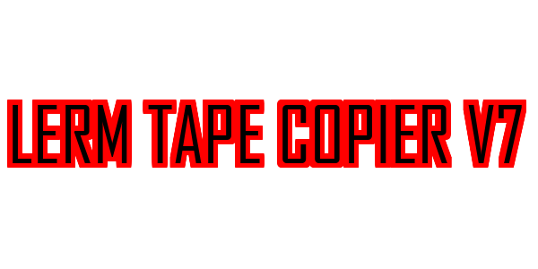 Lerm Tape Copier V7 — wheel-hd (SS)