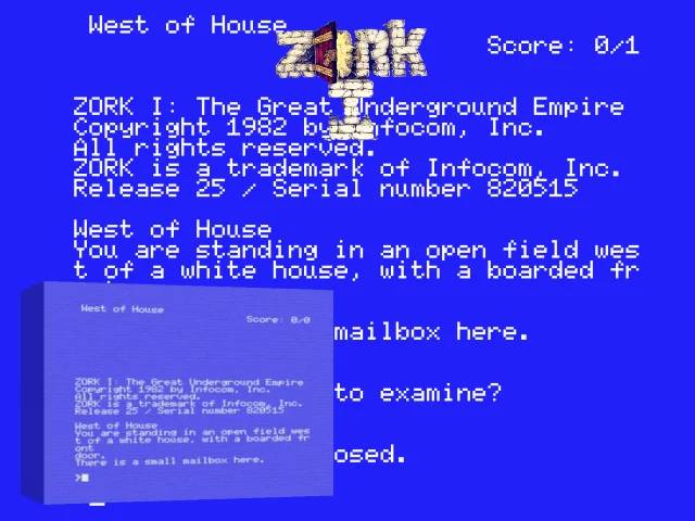 Zork 1 - The Great Underground Empire — mixrbv2 (WOR)