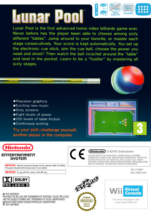 Lunar Pool — box-2D-back (EU)