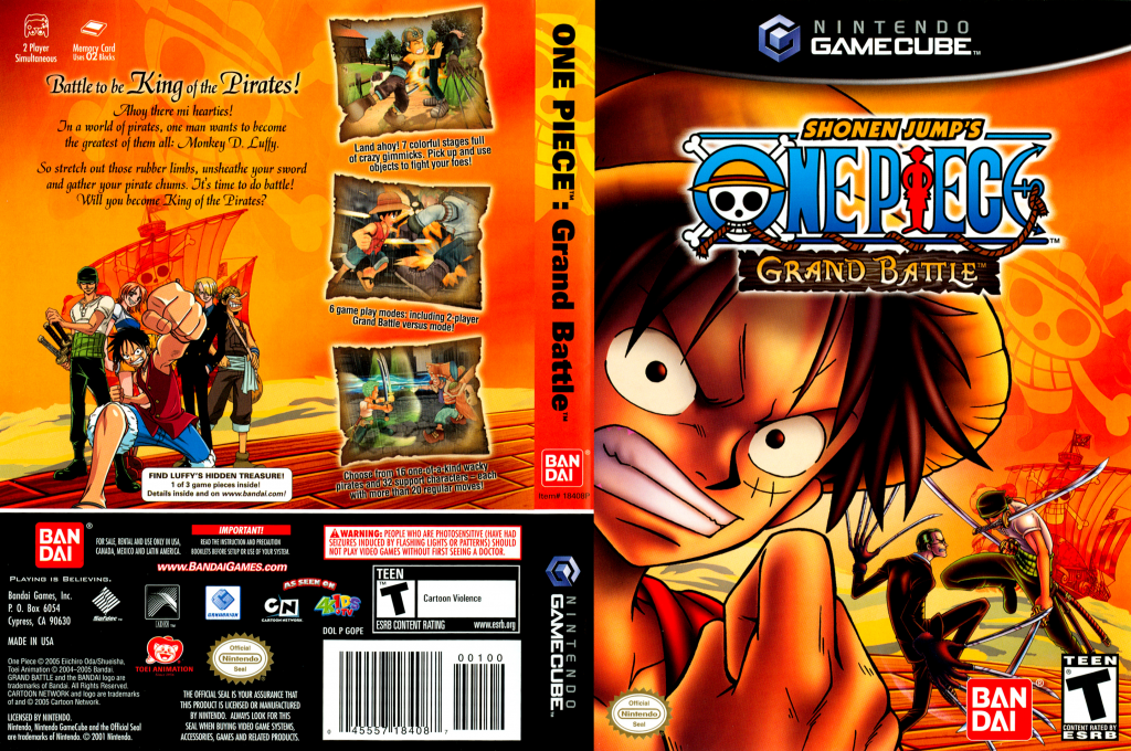 One Piece - Grand Battle! — box-texture (US)
