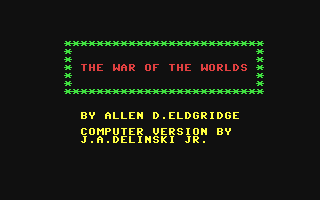 The War of the Worlds — sstitle (WOR)