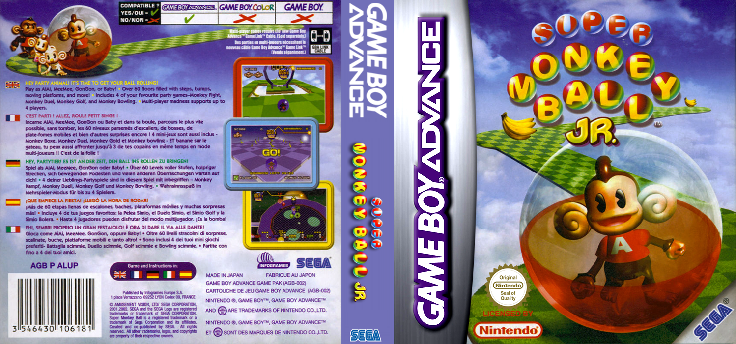Super Monkey Ball Jr. — box-texture (EU)