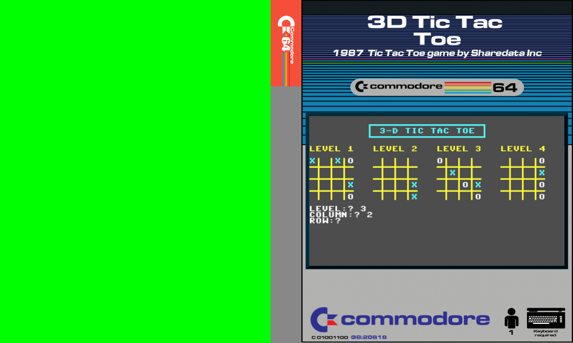 3D Tic Tac Toe — box-texture (CUS)