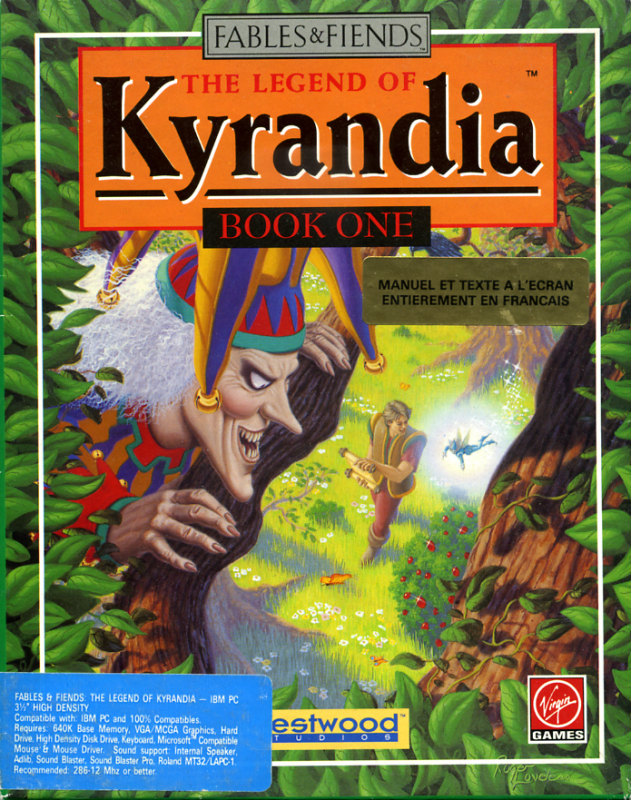 Legend Of Kyrandia - Book One, The — box-2D (FR)