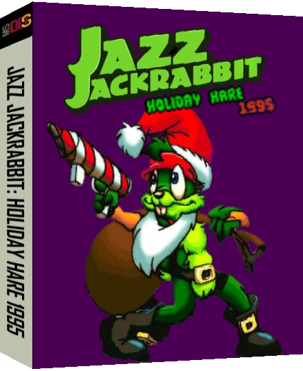 Jazz Jackrabbit : Holiday Hare 1995 — box-3D (WOR)
