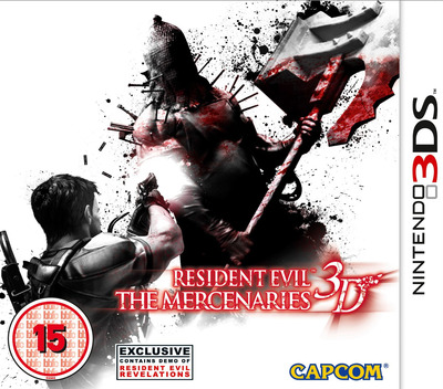 Resident Evil - The Mercenaries 3D — box-2D (EU)