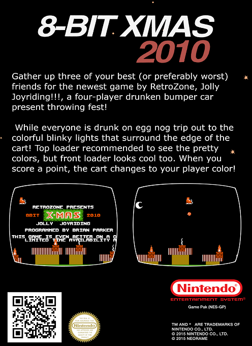 8-BIT XMAS 2010 — box-2D-back (WOR)