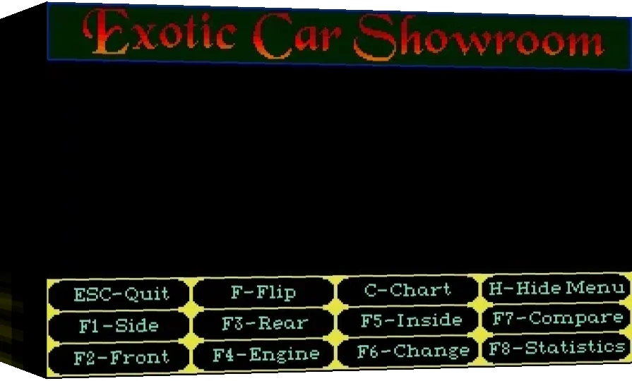 Exotic Car Showroom — box-3D (WOR)