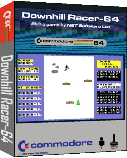 Downhill Racer-64 — box-3D (CUS)