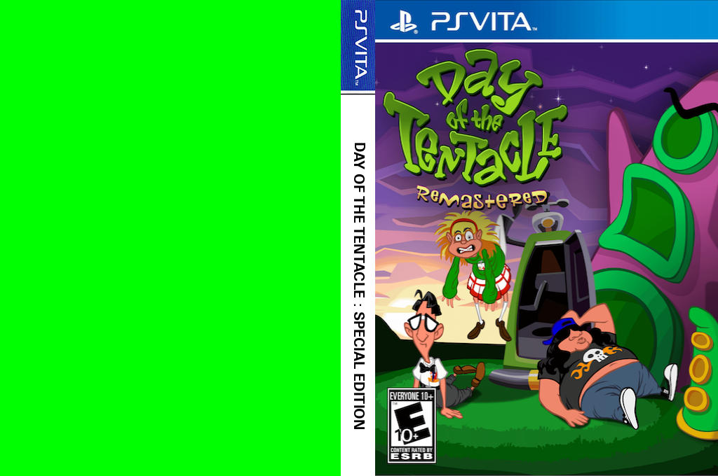 Day of the Tentacle Remastered — box-texture (US)