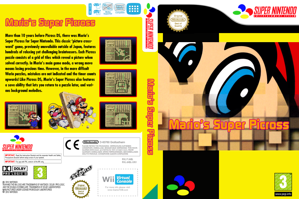 Mario's Super Picross — box-texture (EU)