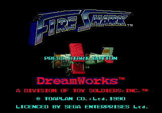Fire Shark — sstitle (WOR)