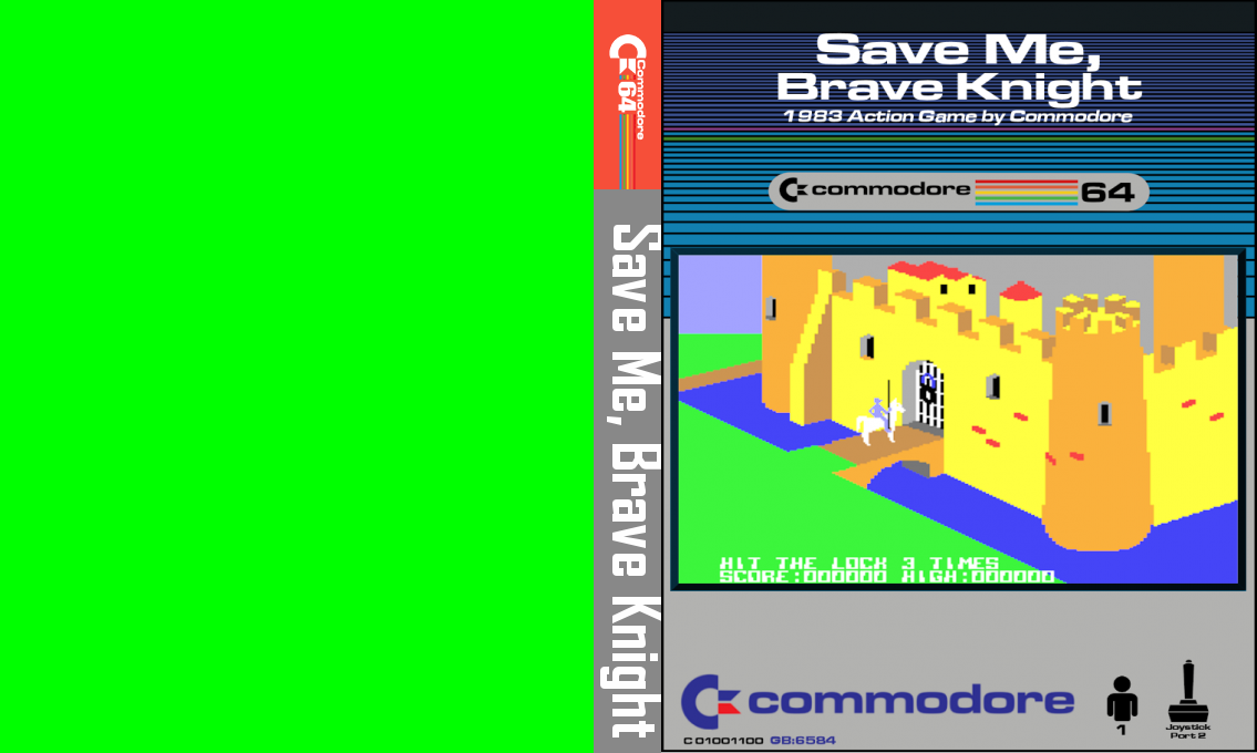 Save Me, Brave Knight — box-texture (CUS)